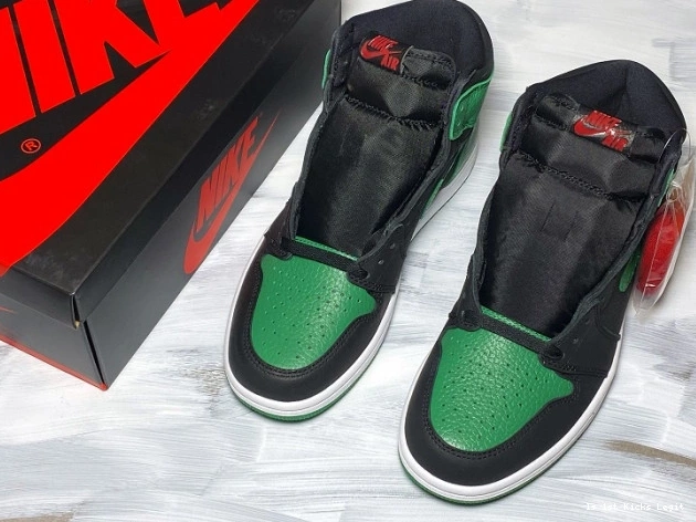 Jordan Air 1 High Green 555088-030 Pine 0803